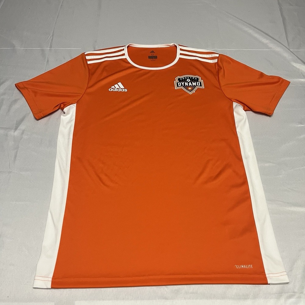 Adidas Houston Dynamo Jersey Men's M 2020/21 Orange MLS Soccer Climacool